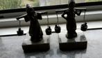 Figurines en bronze sur socle en marbre 20€, Antiquités & Art, Bronze, Enlèvement