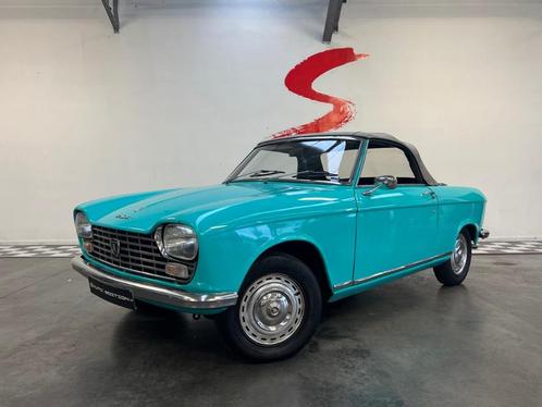 PEUGEOT 204 CABRIOLET (1967), Auto's, Peugeot, Bedrijf, Te koop, Benzine, Cabriolet, 3 deurs, Handgeschakeld, Blauw, Zwart, Leder