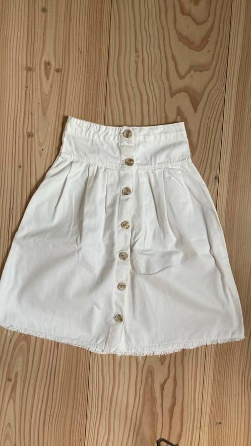 Rok jeans wit maat 134 meisjes 9 jaar, Enfants & Bébés, Vêtements enfant | Taille 134, Comme neuf, Fille, Robe ou Jupe, Enlèvement ou Envoi