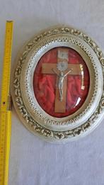Kruisbeeld in kader, Antiek en Kunst, Antiek | Religieuze voorwerpen, Ophalen