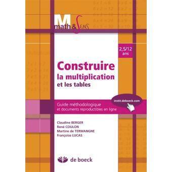 Construire la multiplication et les tables, Boeken, Schoolboeken, Zo goed als nieuw, Wiskunde A, BSO, Ophalen of Verzenden