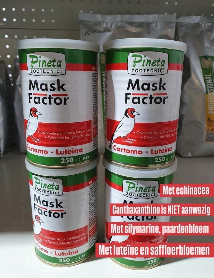 Mask Factor 250 Gram - Pineta Zootecnici, Dieren en Toebehoren, Vogels | Toebehoren, Nieuw, Ophalen