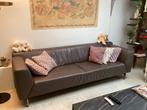 Sofa, Modern, Rechte bank, Leer, 75 tot 100 cm