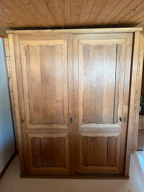 Zeer mooie antieke eikenhouten kledingkast!, Huis en Inrichting, Kasten | Kleerkasten, Gebruikt, 200 cm of meer, 150 tot 200 cm