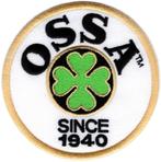 Ossa Motorcycles stoffen opstrijk patch embleem, Neuf