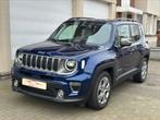 Jeep Renegade 1.3TGDi Limited 150 PK Aut. 8435 KMS - FULL, Auto's, 4 cilinders, Blauw, Leder, Bedrijf