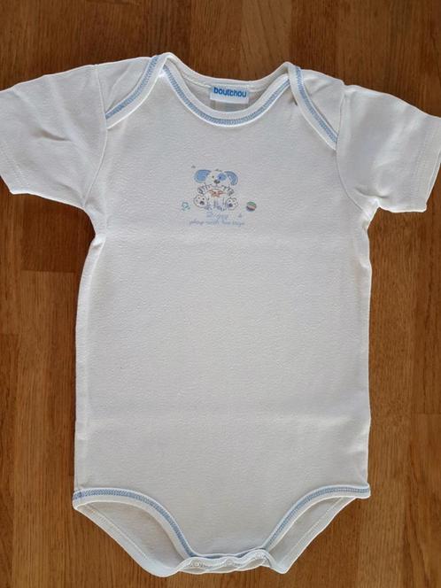 BOUT'CHOU - Body blanc avec chiens - T.18 mois, Enfants & Bébés, Vêtements de bébé | Taille 80, Utilisé, Garçon ou Fille, Vêtements de nuit ou Sous-vêtements