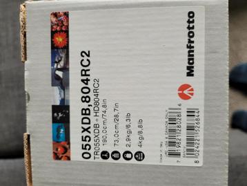 Statief manfrotto 055XDB kop 804RC2 beschikbaar voor biedingen
