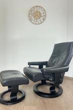 Stressless Design Fauteuil met Voetenbank, Huis en Inrichting, Fauteuils, Ophalen, Zo goed als nieuw