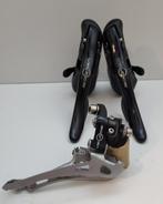 Campagnolo Veloce 2x10 speed shifters + voorderailleur, Fietsen en Brommers, Fietsonderdelen, Ophalen of Verzenden, Gebruikt, Racefiets