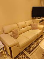 Salon en cuir italien, Maison & Meubles, Enlèvement, Comme neuf, Cuir