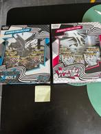 Pokémon combo black bolt white flare binder collection, Ophalen, Nieuw, Boosterbox, Foil