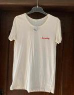 nieuw wit-geel dames t-shirt kort mouw, maat 38, Maat 38/40 (M), Wit, Nieuw, Ophalen of Verzenden