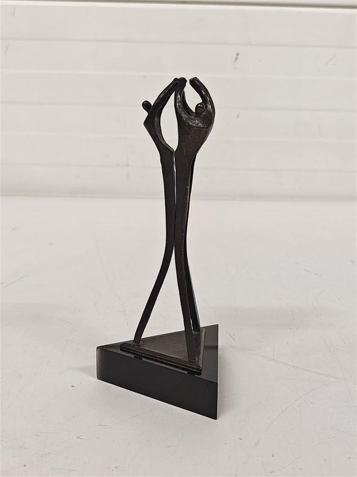A6615 Sculptuur 'Handen Tesamen' - Corry Ammerlaan [Ongesi, Antiek en Kunst, Kunst | Beelden en Houtsnijwerken, Ophalen of Verzenden