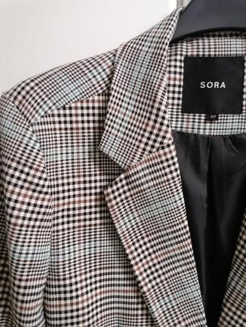 Geruite blazer van Sora, JBC, maat 40 beschikbaar voor biedingen