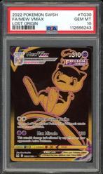 Mew VMAX PSA 10 - TG30/TG30 - Sword & Shield - Lost Origin, Ophalen of Verzenden, Zo goed als nieuw, Losse kaart