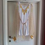Romeinse witte korte jurk 8 tot 10jaar, Ophalen of Verzenden, Gedragen