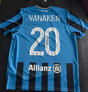 Maillot /Trui Club Brugge KV 2024-2025 Dédicacé VANAKEN disponible aux enchères