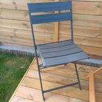 2 terrasstoelen, Tuin en Terras, Tuinstoelen, Ophalen, Zo goed als nieuw, Metaal, Verstelbaar