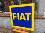 Oud groot FIAT emaille reclamebord, Verzamelen, Merken en Reclamevoorwerpen, Ophalen, Gebruikt, Reclamebord