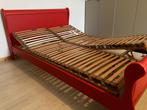 Tweepersoonsbed, Huis en Inrichting, Slaapkamer | Bedden, Ophalen, Gebruikt, Tweepersoons, 140 cm