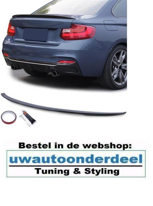 Bmw 2 Serie F22 F23 Coupe Spoiler Achterklep Glans Zwart, Autos : Pièces & Accessoires, Autres pièces automobiles, BMW, Neuf, Enlèvement ou Envoi