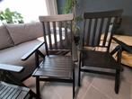 Chaises de jardin en bois avec dossier réglable et pliable, Jardin & Terrasse, Enlèvement, Comme neuf, Bois