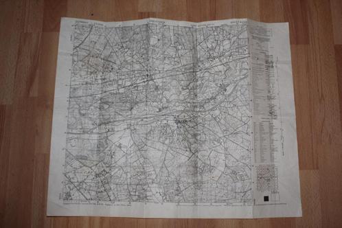 Britse stafkaart WO II, Verzamelen, Militaria | Tweede Wereldoorlog, Landmacht, Foto of Poster, Ophalen of Verzenden