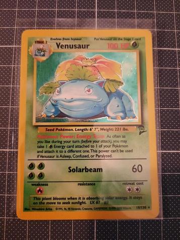 Venusaur base set 2 holo beschikbaar voor biedingen