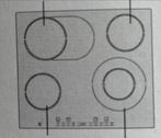 Bosch glaskeramische kookplaat +- 80 cm, Gebruikt, Halogeen