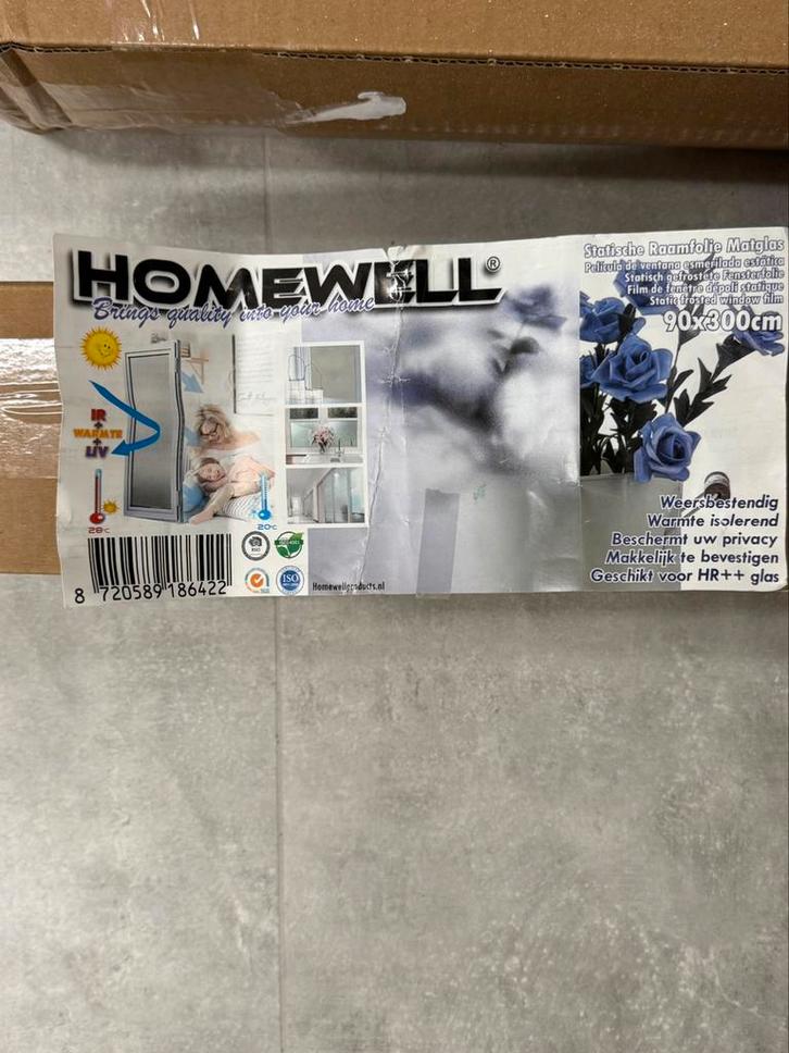 Raamfolie, Bricolage & Construction, Bâches & Films, Neuf, Film, 15 m² ou plus, Enlèvement