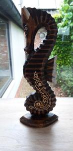 Houten beeld zeepaard, Antiek en Kunst, Ophalen