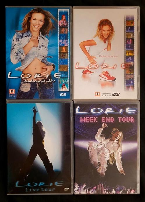 4x DVD Lorie - Week-end tour + Live Tour, Cd's en Dvd's, Dvd's | Muziek en Concerten, Gebruikt, Ophalen of Verzenden