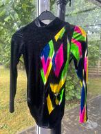 Turnpak zwart/ print velours mt.S, Sport en Fitness, Turnen, Verzenden, Zwart, Nieuw, Maat 36 t/m 42