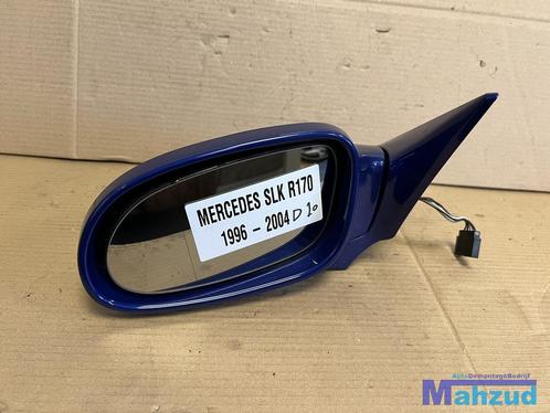 Mercedes SLK R170 Blauw Links spiegel met knipperlicht 1996-, Autos : Pièces & Accessoires, Rétroviseurs, Mercedes-Benz, Utilisé
