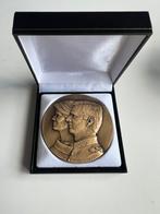Medaille Koning Filip, Koningin Mathilde, Ophalen of Verzenden, Brons