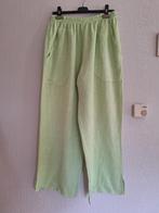 Pantalon et Blouse en lin Femme, Comme neuf, Vert, CLEMENTE, Taille 46/48 (XL) ou plus grande