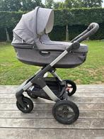 Stokke trailz grijs combiwagen 3 in 1 met toebehoren, Kinderen en Baby's, Kinderwagens en Combinaties, Gebruikt, Luchtbanden, Combiwagen