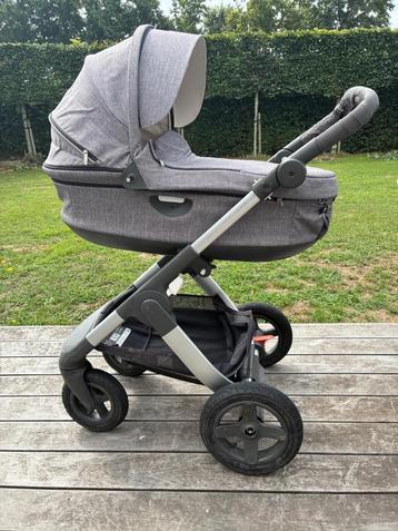 Stokke trailz grijs combiwagen 3 in 1 met toebehoren beschikbaar voor biedingen