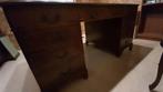 Groot bureau in mahoniefineer, Huis en Inrichting, Ophalen, Gebruikt, Bureau