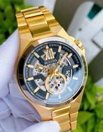 Bulova Maquina Automatic Zo goed als nieuw, Montre-bracelet, Autres marques, Acier, Envoi
