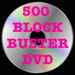 500 BLOCKBUSTER DVD'S, Alle leeftijden, Ophalen, Zo goed als nieuw, Actie