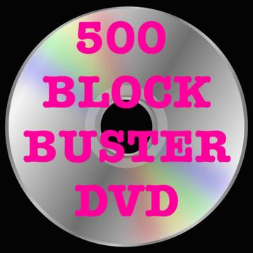 500 BLOCKBUSTER DVD'S beschikbaar voor biedingen