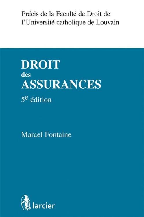 Précis de droit des assurances - Marcel FONTAINE 5e édition, Livres, Livres d'étude & Cours, Comme neuf, Enseignement supérieur