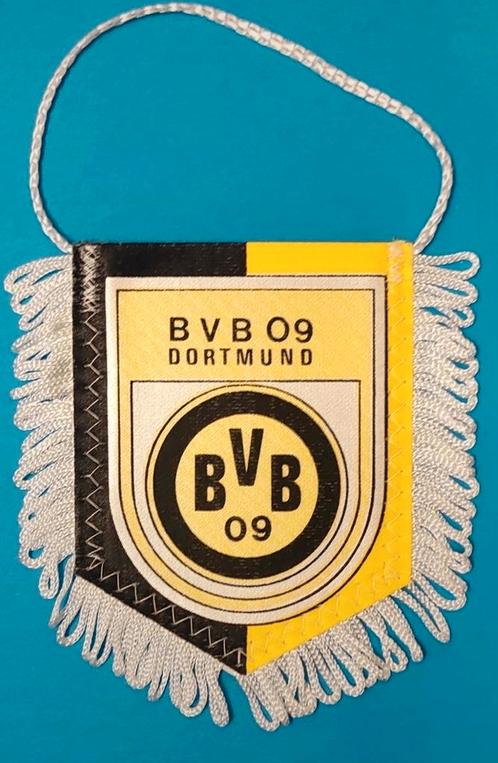 Borussia Dortmund 1980s prachtig vintage vaantje voetbal, Verzamelen, Sportartikelen en Voetbal, Zo goed als nieuw, Ophalen of Verzenden