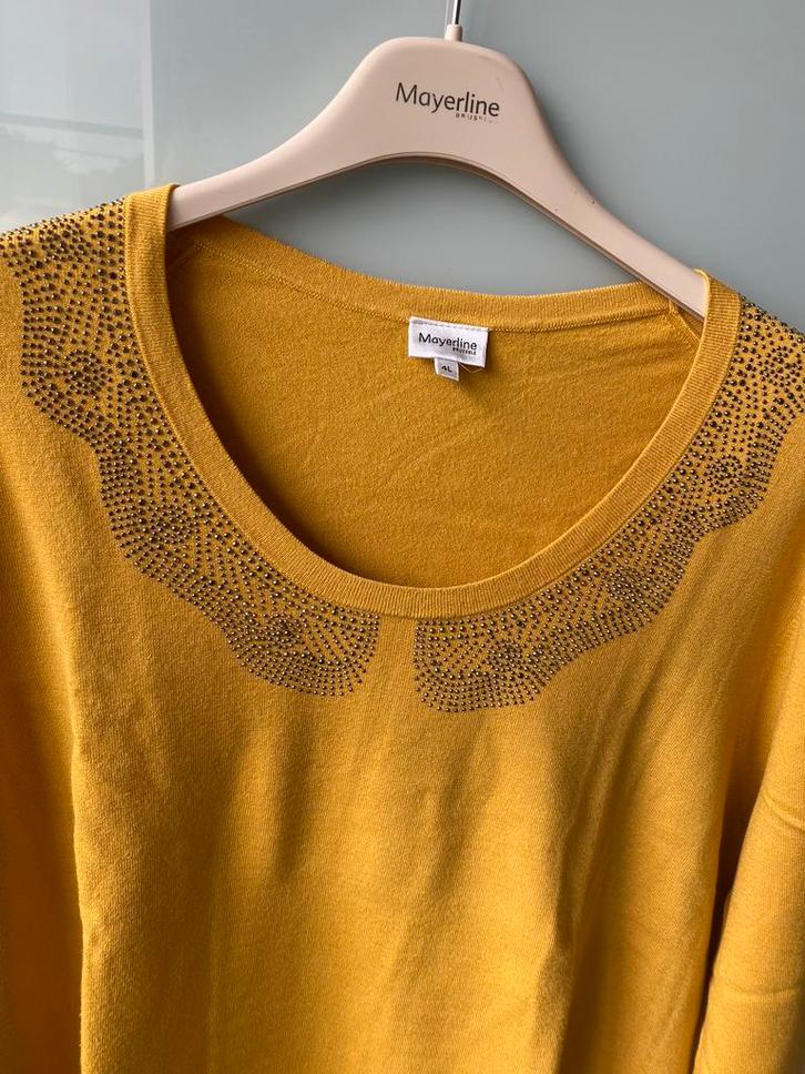 Chemisier Mayerline Couleur ocre, Vêtements | Femmes, Pulls & Gilets, Comme neuf, Taille 46/48 (XL) ou plus grande, Jaune, Enlèvement ou Envoi