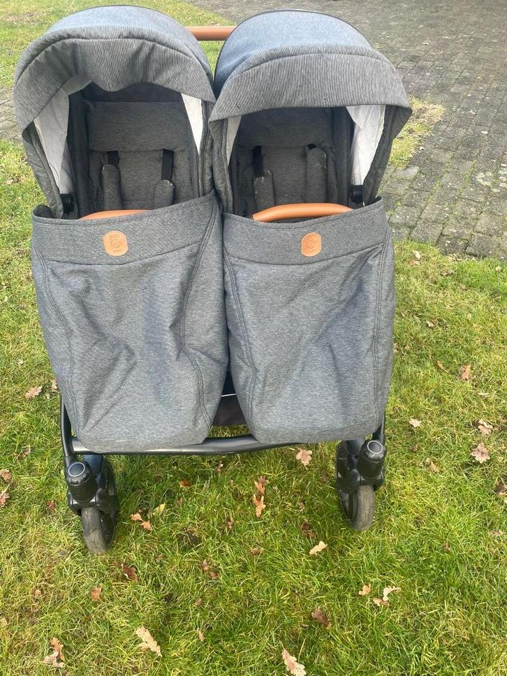 Buggy, Enfants & Bébés, Buggys, Utilisé, Modèle duo, Protection de pluie, Dossier réglable, Couverture pieds, Ombrelle, Enlèvement