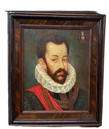 Franse of Vlaamse stijl, gedateerd 1582- Portret van een man beschikbaar voor biedingen