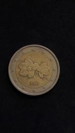 2 euro munt finland 2001 goede kwaliteit, Verzenden, 2 euro, Finland, Goud