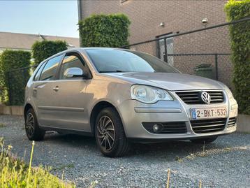 VW POLO 1.6 ESSENCE / AIRCO / 2008 /, Autos, Argent ou Gris, Achat, Boîte manuelle, Noir